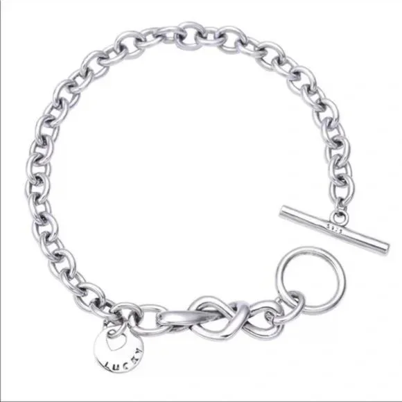 925 STERLING SILVER LOVE HEART BRACELET, NICE BRACELET, CUTE BRACELET - Picture 2 of 6